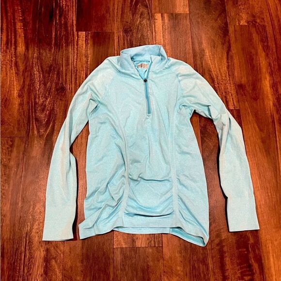 Athleta Fastest track 1/4 zip pullover shirt M - Picture 1 of 2